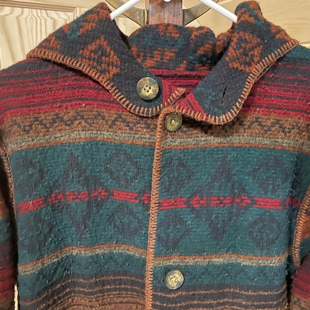 Woolrich hundred percent wall reversible long warm coat